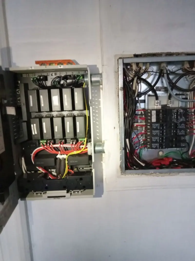 Electrical panel upgrade completed for Ring Doorbell Installation in Grass Lake